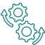 Data processing icon Data processing icon